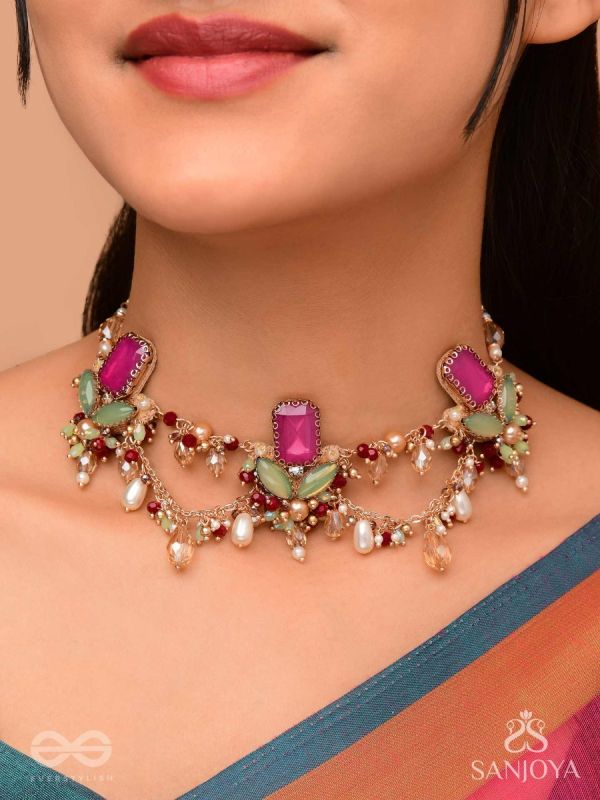 Twisted Hasuli Diamond Necklace