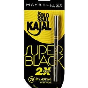 Maybelline New York Colossal Kajal, Super Black 0.35 gm